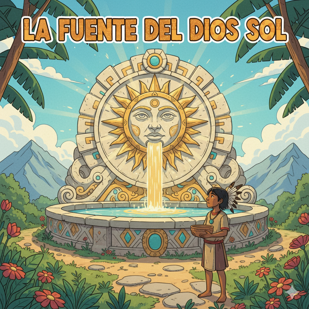 Tapa La fuente del Dios Sol